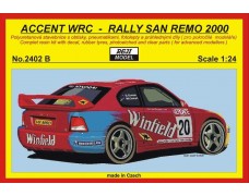 Kit – Accent WRC „Winfield“ - Rally San Remo 2000